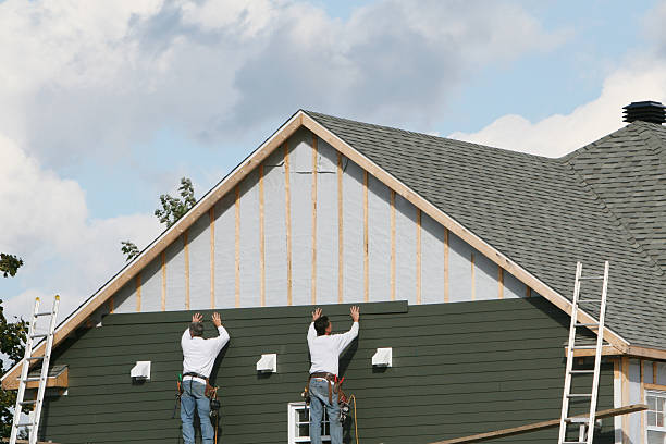 Professional Siding technician working in Lanham, MD